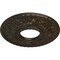 Ekena Millwork Hurley Medallion (Canopies up to 7 1/4"), 22 1/8"OD x 7 1/4"ID x 1 3/4"P, Stone Hearth Crackle CM26HUSHC - alternate 3